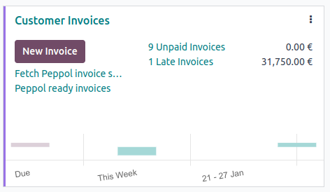 "Example of customer invoices"
